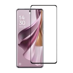 ШЛЕМ С АЛМАЗНЫМ СТЕКЛОМ 5D OPPO RENO 10 PRO 5G, ЧЕРНЫЙ