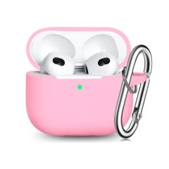 ЧЕХОЛ СИЛИКОНОВЫЙ AIRPODS 3, РОЗОВЫЙ