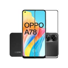 ШЛЕМ DIAMOND GLASS 5D OPPO A78 4G/8T, ЧЕРНЫЙ