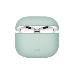 ЧЕХОЛ UNIQ CASE SILICON LINO HYBRID MINT ДЛЯ AIRPODS 3-ГО ПОКОЛЕНИЯ, ЗЕЛЕНЫЙ