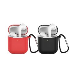СИЛИКОНОВЫЙ ЧЕХОЛ ДЛЯ AIRPODS С ПОДВЕСОМ, СМЕШАННЫЕ ЦВЕТА