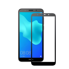 ЗАЩИТНОЕ СТЕКЛО 2.5D HUAWEI Y5 (2018), ЧЕРНЫЙ