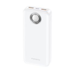 FONENG POWER BANK С ЦИФРОВЫМ ДИСПЛЕЕМ 20000 МАЧ, 22,5 ВТ, БЕЛЫЙ
