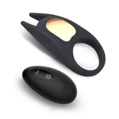 WINYI LUCAS II КОЛЬЦА ДЛЯ ЧЛЕНА+ДИСТАНЦИОННОЕ УПРАВЛЕНИЕ IPX5 10 РЕЖИМОВ ВИБРАЦИИ, ЧЕРНЫЙ