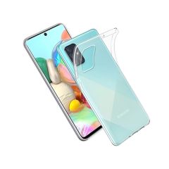ЧЕХОЛ-ШЛЕМ TPU МЯГКИЙ SAMSUNG A71, ПРОЗРАЧНЫЙ