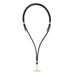ДЛИННЫЙ РЕМЕШОК WOO LANYARD, ЧЕРНЫЙ
