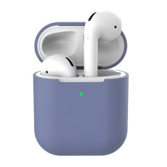 ЧЕХОЛ-ШЛЕМ СИЛИКОНОВЫЙ AIRPODS 2, СЕРЫЙ ЛАВАНДОВЫЙ
