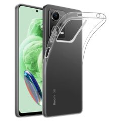 МЯГКИЙ ЧЕХОЛ-ШЛЕМ TPU ДЛЯ REDMI NOTE 12 5G, ПРОЗРАЧНЫЙ
