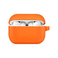 СИЛИКОНОВЫЙ ЧЕХОЛ UNIQ CASE ДЛЯ AIRPODS PRO 2-ГО ПОКОЛЕНИЯ, ОРАНЖЕВЫЙ