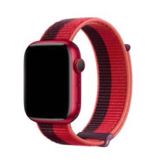 РЕМЕШОК DUX DUCIS APPLE WATCH SPORT VERSION 42MM/44MM/45MM, ВИШНЕВЫЙ КРАСНЫЙ