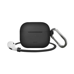 ЧЕХОЛ UNIQ CASE SILICON CHARCOAL ДЛЯ AIRPODS 3-ГО ПОКОЛЕНИЯ, ТЕМНО-СЕРЫЙ