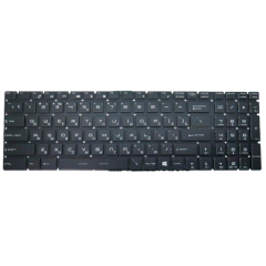 Клавиатура для MSI GE62, GE72, GS60, GS70, GL62, GL72, GP62, GT62, GT72, GT72S, GP72, GL63, GL73I, 8RC, GV62VR, GV72 с подсветкой RGB без рамки ENG/RU Черный Оригинал.