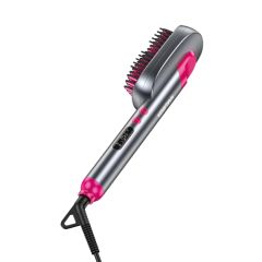 ЩЕТКА-ВЫПРЯМИТЕЛЬ ДЛЯ ВОЛОС МНОГОФУНКЦИОНАЛЬНАЯ РАСЧЕСКА С ЦИФРОВЫМ LED-ДИСПЛЕЕМ, СЕРАЯ