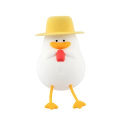 НОЧНИК CUTE SERIES "УТКА В ШЛЯПЕ", БЕЛЫЙ