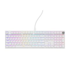 МЕХАНИЧЕСКАЯ КЛАВИАТУРА GENESIS THOR 404 US LAYOUT RGB BACKLIGHT MECHANICAL WHITE GATERON YELLOW PRO