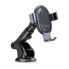 JOKADE АВТОМОБИЛЬНЫЙ ДЕРЖАТЕЛЬ НА ПРИСОСКЕ ТЕЛЕСКОПИЧЕСКИЙ ГРАВИТАЦИОННЫЙ JE037, ЧЕРНЫЙ