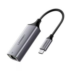UGREEN АДАПТЕР TYPE-C 3.1 К RJ45 GIGABIT ETHERNET THUNDERBOLT 3 CM199, СЕРЫЙ КОСМОС