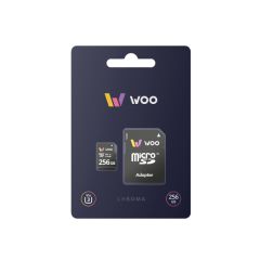 WOO MICROSD CARD UHS-I (U3) (V30) + SD ADAPTER, CHROMA, 256 ГБ