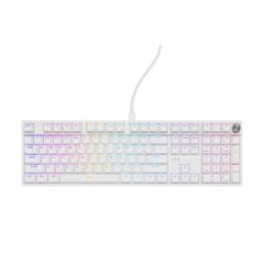 МЕХАНИЧЕСКАЯ КЛАВИАТУРА GENESIS THOR 404 US LAYOUT RGB BACKLIGHT MECHANICAL WHITE OETEMU PEACH SILENT