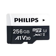 КАРТА ПАМЯТИ PHILIPS MICROSD UHS-I (U3) (V30) 256 ГБ