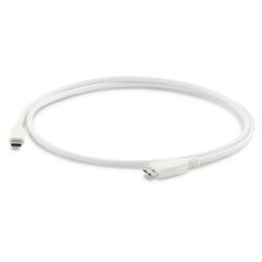 КАБЕЛЬ LMP USB-C (М) - USB 3.0 MICRO-USB (М), 10G/5A С E-MARK, 1 М, БЕЛЫЙ