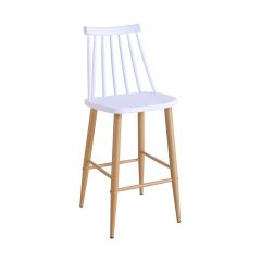 Scaun bar JACK White+Transprint Legs