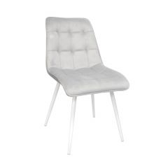 Scaun Capella (Hlr14) Catifea Grey+White Legs