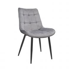 Scaun Hans Catifea Grey HLR20+Black Legs