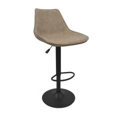 Scaun Bar Sb-39 Beige Black Leg