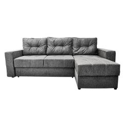 Canapea Extensibilă Capry Dark-Grey 155x210 cm