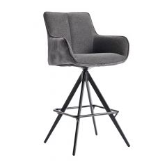 Fotoliu Bar QUEEN Anthracite