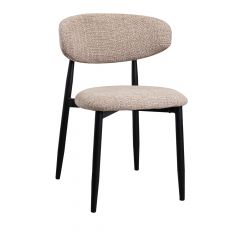 Scaun Meridian Beige+Black Legs