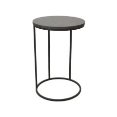 MĂSUȚĂ NOTEBOOK RONDO BLACK MARMURA NEGRU