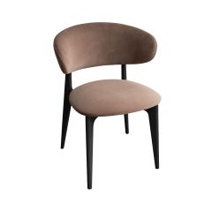 SCAUN ROSES ROYAL VELVET 4+BLACK LEGS