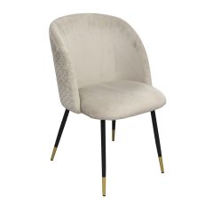 SCAUN SPECTRE BEIGE HLR 7+BLACK GOLD LEGS