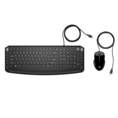 КЛАВИАТУРА И МЫШЬ HP PAVILION 200 МЕМБРАНА ЧЕРНЫЙ