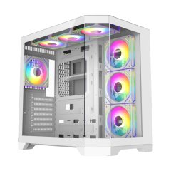 CARCASĂ PC GAMEMAX HYPE-A MIDI-TOWER ALB