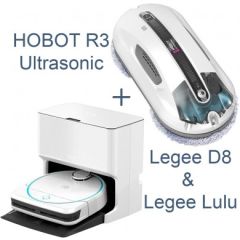 КОМПЛЕКТ HOBOT ”VACUUM CLEANING ROBOT LEGEE D8 + LEGEE LULU + WINDOW CLEANING ROBOT R3”