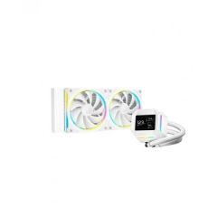 ЖИДКОСТНЫЙ ОХЛАДИТЕЛЬ DEEPCOOL LM240 WH/ UNIVERSAL/ 250W/ <36.07 DBA/ 66.23 CFM
