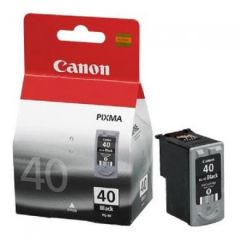 INK CARTRIDGE CANON PG-40, BLACK 16ML FOR MP150/160/170/180/190/450/460; MF210/220/ IP1200/1300/1600/1700/1800/1900/2200/2500/2600, MP140/150/160/170/180/190/210/220/450/460/470, JX200/500, MX300/310