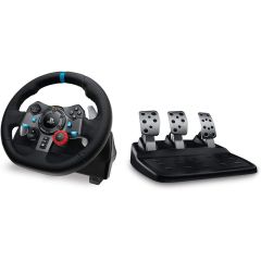 ИГРОВОЙ РУЛЬ LOGITECH G29 DRIVING FORCE STEERING WHEEL & PEDALS FOR PS5/PS4/PC