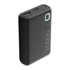 ВНЕШНИЙ АККУМУЛЯТОР CELLULARLINE ESSENCE 10000MAH POWER BANK BLACK