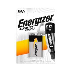 ENERGIZER 1 X 9V ALCALINE POWER BATTERY BLISTER (YELLOW)