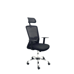 КРЕСЛО SMART 215 HEADREST OC ТКАНЬ/СЕТКА TILT ЧЕРНЫЙ