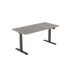 MASA CU SUPORT ELECTRIC ET223 (IB) BL, BLAT F186 ST9 BETON, 1600X800 (ET3)
