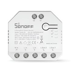 SONOFF WI-FI 2-GANG SMART SWITCH DUALR3 WITH POWER METERING (NEUTRAL WIRE)