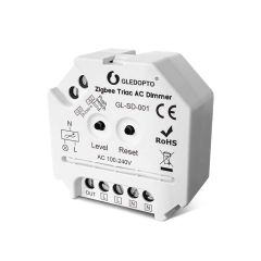 GLEDOPTO ZIGBEE PRO TRIAC AC / TRAILING EDGE DIMMER (GL-SD-001), AC100~240V, MAX 400W POWER LOADED, 1 CHANNEL
