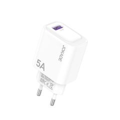 JOKADE WALL CHARGER 1*USB-A 5A JB130, WHITE