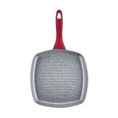 AMBITION, GRILL PAN, JASPER, QUALUM BASIC STONE COATING, 26X26 CM, ALUMINIUM, PLASTIC