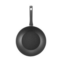 AMBITON, WOK, SILVERSTONE, 28 CM, QUALUM BASIC STONE, ALUMINIUM